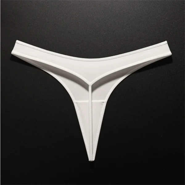 Comfortable Solid Sexy Cotton G String Color T-Back Panties - Image 18