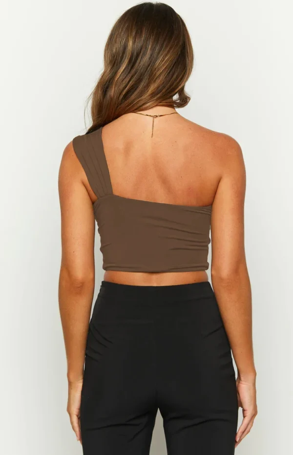 New Sexy Spicy Girl One Shoulder Tight Open Tank Top - Image 9