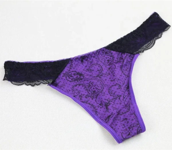 New Sexy Lingerie Embroidered Lace Bra Cup Underwear Set - Image 19