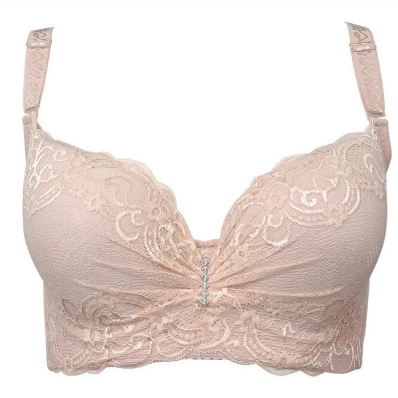 Hot Sexy Bralette Big Plus Size Push Up Intimates Lace Bra