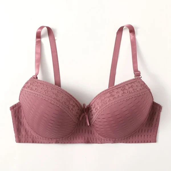 Sexy Large Plus Size No-Padding Thin Mold Cup Bras - Image 9