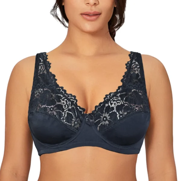 Hot And Sexy Top Perspective Plus Size Lingerie Lace Bra - Image 5