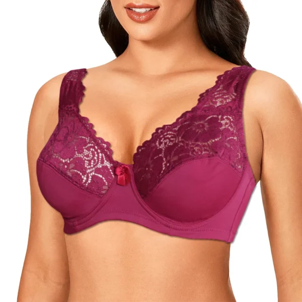 Hot And Sexy Top Perspective Plus Size Lingerie Lace Bra - Image 13