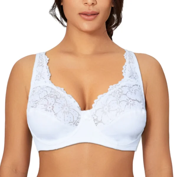 Hot And Sexy Top Perspective Plus Size Lingerie Lace Bra - Image 9