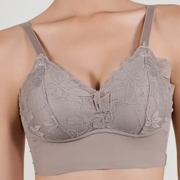 Very Comfortable Wrap Sexy Lace Chest Bralette Breathable Bra - Image 7