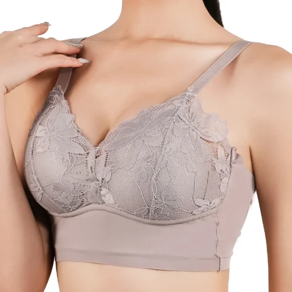 Very Comfortable Wrap Sexy Lace Chest Bralette Breathable Bra - Image 3